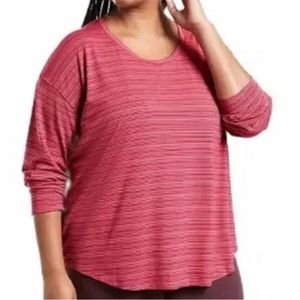 Athleta Cloudlight Stratus Striped Top, 3x